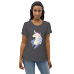 T-Shirt für Damen Einhorn – Bild 7