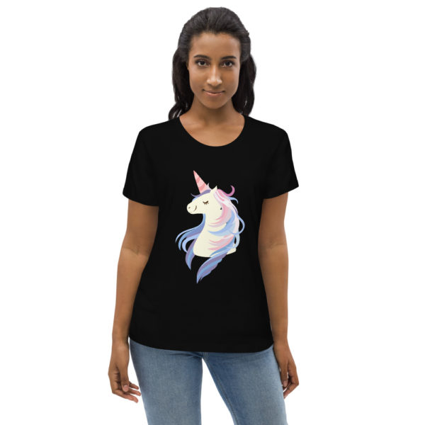 T-Shirt für Damen Einhorn – Bild 3