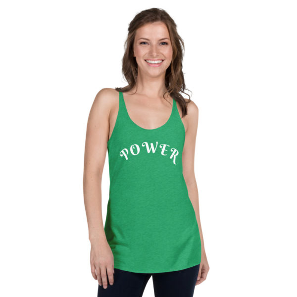 Racerback Tank-Top für Damen Power – Bild 11