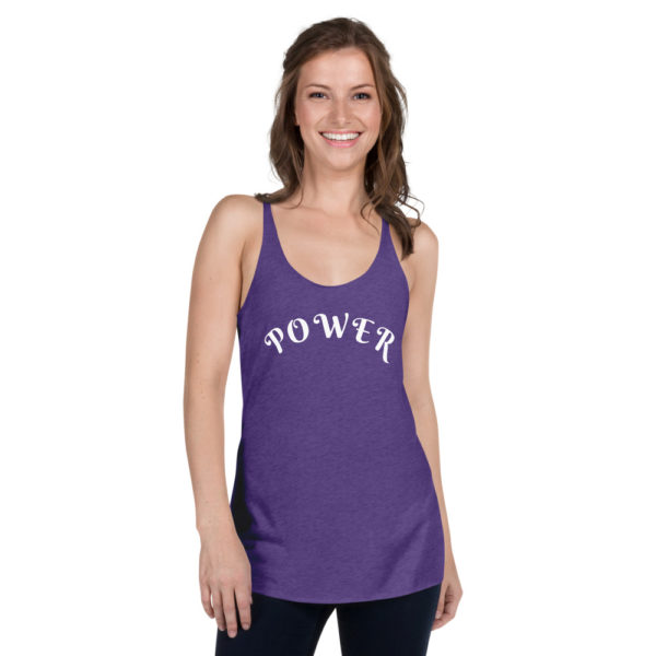 Racerback Tank-Top für Damen Power – Bild 1