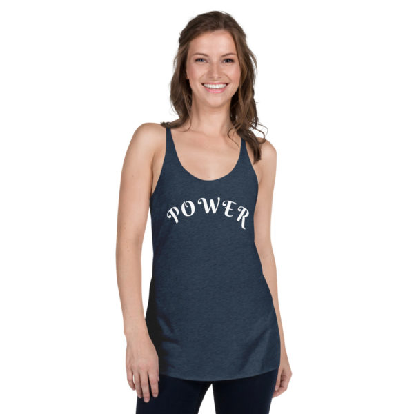 Racerback Tank-Top für Damen Power – Bild 3