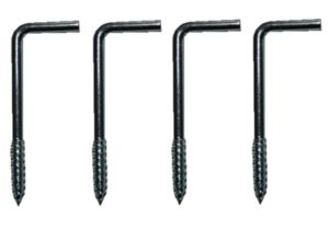 L-Haken Deckenhaken Wandhaken 45 mm 4 Stück (0063)