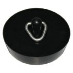 Abflussstopfen Abflußstöpsel Wasserbeckenstöpsel Ø 43,5 mm schwarz (0135)