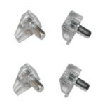 Bodenträger Regalbodenträger 5mm Kunststoff mit Stahlstift 8 Stück (0227)