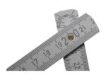 Gliedermaßstab 3 Meter Zollstock Buchenholz Meterstab weiß (0237)