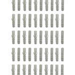 Flossendübel Spreizdübel Dübel 8x40 beige 50 Stück (0261)