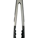 Silikonzange Grillzange Küchenzange Buffetzange 27 cm schwarz (0268)