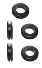 Durchgangstüllen Kabeldurchführung Kabeldurchlass 10mm schwarz 5 Stück (0301)