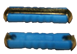 Schmelzsicherung Sicherung Torpedosicherung 25A blau 2 Stück (0002)