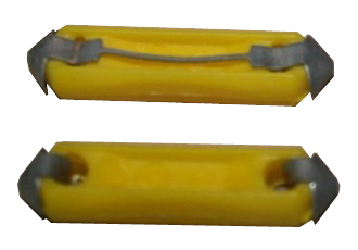 Schmelzsicherung Sicherung Torpedosicherung 5A gelb 2 Stück (0003)