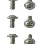 Computerschraube M3x6mm Kreuzschlitzschraube verchromt 10 Stück (0177)