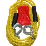 Abschleppseil Abschlepphilfe Zugseil mit Karabinerhaken 4m 1800 kg (0044)