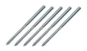 Stockschrauben Schrauben M6x80 Stahl verzinkt 5 Stück (0101)