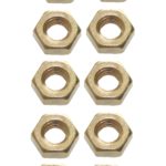 Sechskantmutter Mutter M5 Messing DIN 934 10 Stück (0127)