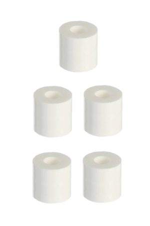 Distanzhülse Abstandshalter Abstandshülse M4x7x10mm weiß 5 Stück (0153)