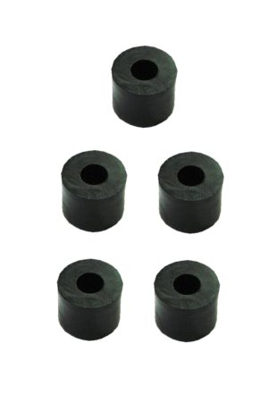 Distanzhülse Abstandshalter Abstandshülse M8x12x10mm schwarz 5 Stück (0198)