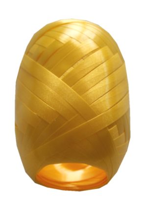 Kräuselband Geschenkband Ei 20 m 5 mm gelb 2 Stück (0052)