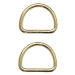 Metallring D-Ring 25mm gold 2 Stück (0117)