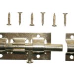 Türriegel Schloßriegel Bolzenriegel Riegel 100x30mm Metall (0021)