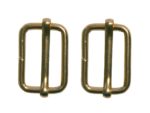 Gurtverschieber mit Steg Gurt Verschieber 13x20 mm goldfabend 2 Stück (0152)