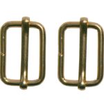 Gurtverschieber mit Steg Gurt Verschieber 13x20 mm goldfabend 2 Stück (0152)