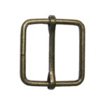 Gurtverschieber mit Steg Gurt Verschieber 25x26 mm altmessing (0155)