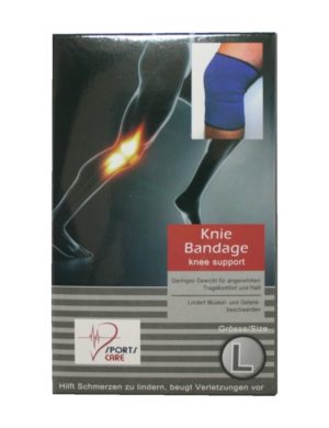 Sportbandage für das Knie Bandage Größe L (0044)