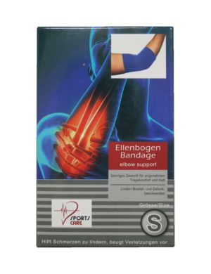 Sportbandage für den Ellenbogen Bandage Größe S (0045)
