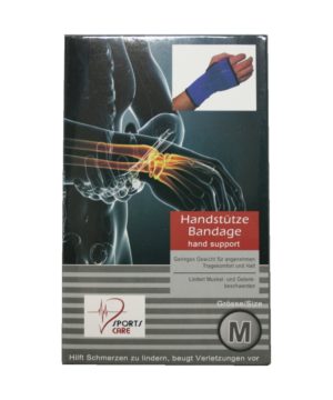 Sportbandage als Handstütze Bandage Größe M (0055)