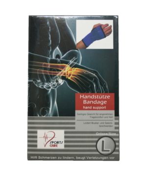 Sportbandage als Handstütze Bandage Größe L (0056)