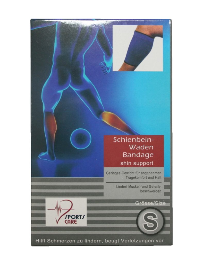 Sportbandage für das Schienbein Wade Bandage Größe S (0057)