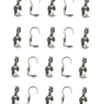 Kalotten Quetschkalotten Fädelkalotten Ösen silberfarben 20 Stück (0048)