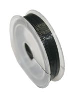 Nylondraht Nylonfaden elastisch schwarz 0,7mm 5m (0054)