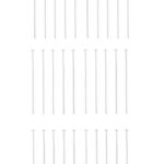 Kettelstift Schmuckstift 30mm silberfarben 30 Stück (0064)