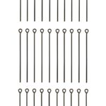 Kettelstift Schmuckstift mit Öse 45mm bronzefarben 30 Stück (0070)