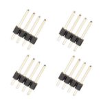 Stiftleiste Leiste 4 polig gerade 2,54mm 1-reihig 4 Stück (1266)