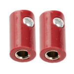 Zwergkupplung HO-Kupplung 2,6 mm Schraubanschluss braun 2 Stück (0874)