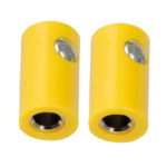 Zwergkupplung HO-Kupplung 2,6 mm Schraubanschluss gelb 2 Stück (0875)