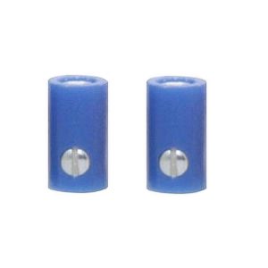 Zwergkupplung HO-Kupplung 2,6 mm Schraubanschluss blau 2 Stück (0883)