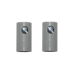 Zwergkupplung HO-Kupplung 2,6 mm Schraubanschluss grau 2 Stück (0886)