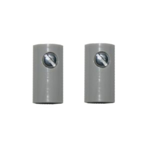Zwergkupplung HO-Kupplung 2,6 mm Schraubanschluss grau 2 Stück (0886)
