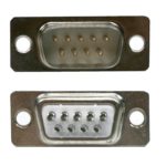 D-Sub Stecker 9 polig männlich Lötanschluss 2 Stück (0221)