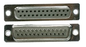 D-Sub Stecker 25 polig weiblich Lötanschluss 2 Stück (0223)