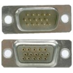 D-Sub Stecker 15 polig männlich Lötanschluss 2 Stück (0224)