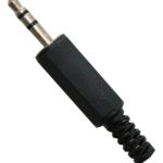 Klinkenstecker 3,5 mm männlich Stereo schwarz (0230)