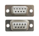 D-Sub Stecker 9 polig weiblich Lötanschluss 2 Stück (0234)