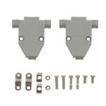 D-Sub Steckergehäuse Gehäuseschalen 9polig /15HD grau (0264)