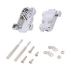 D-Sub Steckergehäuse Gehäuseschalen 9 polig silber (0341)