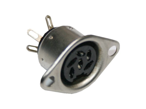 din-stecker-6-polig-einbaubuchse-buchse-0346 DIN Stecker 6-polig Einbaubuchse Buchse (0346)