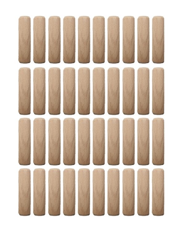 Holzdübel Riffeldübel Holzverbinder 12x50mm 40 Stück (0014)